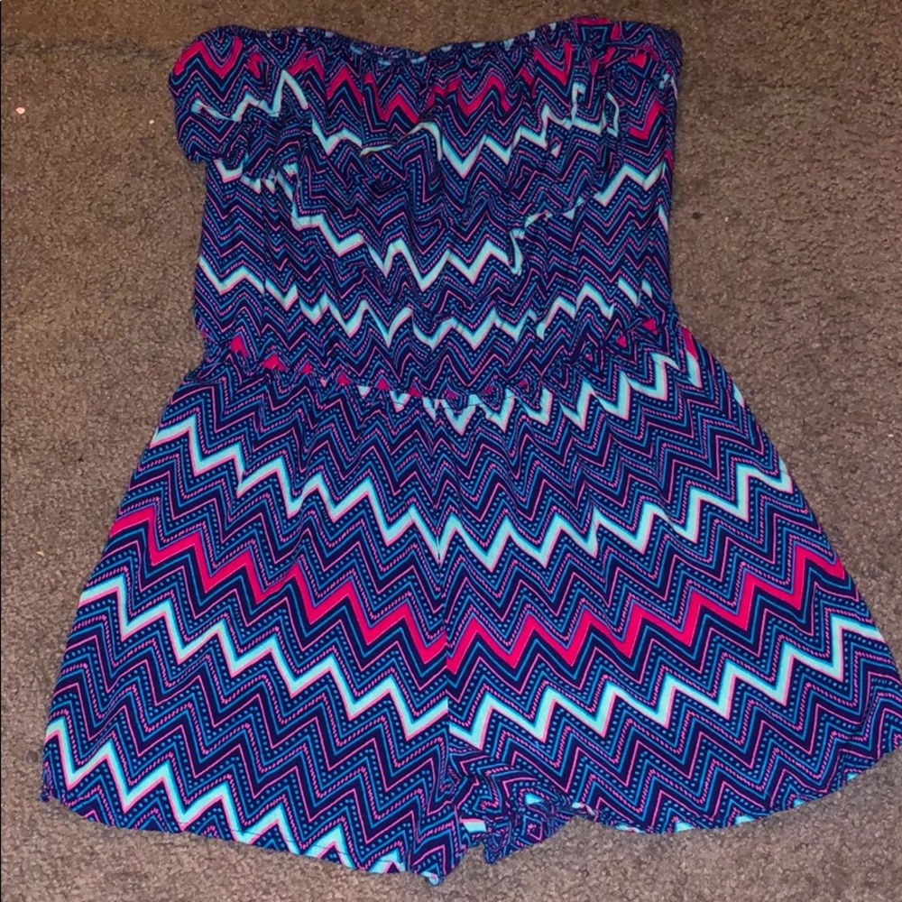 Multi color romper